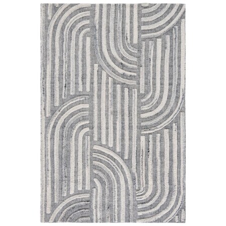 Safavieh 6 x 9 ft. Kilim Hand Woven Rectangle Area Rug Dark Grey & Ivory KLM653G-6